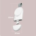 Miniatyrbillede 5 af 8: Oplader til Apple Watch, iwatch Series 6/5/4/3/2/1/SE, med grå hængende spænde