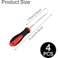 Pikkukuva 2 / 5: 4 koukkua ja piikkiä sisältävä sarja, jossa koukut, suora kärki, mini metalliset tarkkuuskoukut ja piikit tiivistysputkille O-rengas (16,5 cm) KLB
