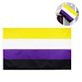 Miniatyrbillede 3 af 8: 90 * 150 cm flag - Lyse farver og UV-resistent - Dobbelt syet -