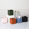 Miniatyrbillede 4 af 5: Læder penneholder, pennebeholder og organizer til Essential Pink