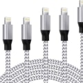 Miniatyrbillede 1 af 4: MFI-certificeret iPhone hurtigoplader (3 størrelser) flettet 1m
