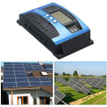 Miniatyrbillede 3 af 5: Dobbelt USB LCD-display solcelleoplader 40A MPPT automatisk solcelleoplader
