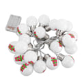 Miniatyrbillede 2 af 8: 9.8 Fu 20 LED'er Bold Pære Lysstreng Batteridrevet Jule KLB