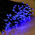 Miniatyrbild 2 av 4: 22M Solcellslampor 200 LED 8 Ljus Idealisk Fe-ljus för Fester, Bröllop, Födelsedagar och Utomhusträdgårdar (Blå) [Energiklass A+++]