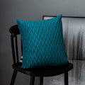 Miniatyrbilde 5 av 5: Fløyel putetrekk 45x45cm for stue sofa, sett med 6 ensfargede firkantede putetrekk soveromsdekorasjon, turkis KLB