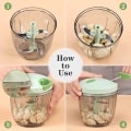 Miniatyrbillede 4 af 5: Manuel madhakker, ledningshakker, hvidløgshakker, piskeris og smoothieblender, 750 ml BPA-fri