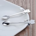 Miniatyrbillede 6 af 8: Mini rustfrit stål kaffeskeer \"Kat\" Sæt med 4 til te, suppe,