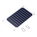 Miniatyrbillede 1 af 8: 10W 5V solcellepaneloplader med spænder Semi Flexible KLB