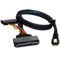 Pikkukuva 7 / 8: Cable Matters sisäinen 12G U.2 -kaapeli (Mini SAS HD - U.2, SFF-8643 -