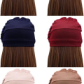 Miniatyrbilde 3 av 8: Pakke med 6 kvinners turbanblomsterluer Vintage Beanie Hodeskjerf Elastisk Hodebåndlue KLB