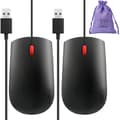 2-pack USB-datormus lämplig för HP, ASUS, Lenovo bärbara datorer