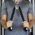 Pikkukuva 5 / 6: Nylon-tricepsköysi, kierretty köysi triceps-harjoitteluun, liukumaton