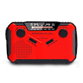 Pikkukuva 1 / 5: Aurinkoradio, AM/FM-käsikampi-radio, Dynamo-hätäradio 4000 mAh:lla