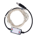 Miniatyrbild 1 av 8: Strålkastare USB LED Färgglada RGB Vattentät Koppartråd Musik KLB