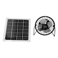 Miniatyrbillede 8 af 8: 10W solcellepanel laderkit med ventilator, dobbelt USB KLB