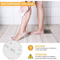 Miniatyrbilde 2 av 5: Antiskli klistremerker Dusjklistremerker Bad Sikkerhetsstrimler Transparent Selvklebende Antiskli klistremerker Strimler med skrape 20mmx200mm