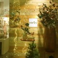 Miniatyrbillede 3 af 5: LED lysstråle, 2M 400 LED vandtætte dekorative lyskæder, solcelledrevet, 8 tilstande, varmt hvidt lyskæde til have, fest, jul, bryllup