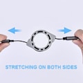 Miniatyrbild 8 av 8: 3-i-1 laddningskabel, [3A/1M/2st] flexibel universell USB-kabel, med iP C-typ KLB
