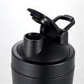Miniatyrbillede 4 af 5: 25 ounce rustfrit stålblandende proteinshakerflaske, sort KLB