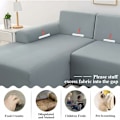 Miniatyrbild 3 av 5: Stretchhörnsofföverdrag 2 delar, L-formad elastisk sofföverdrag, tvättbart universellt sofföverdrag, överdrag för soffa, 145-185cm KLB