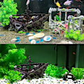 Miniatyrbilde 5 av 5: Fiskebåtdekorasjon akvarium harpiks fiskebåt akvarium ornamenter dekorasjon akvarium