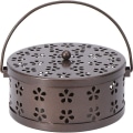 Miniatyrbillede 1 af 4: Spiralholder Retro Bærbar Røgelsebrænder (Bronze)