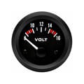 Voltmeter Volt Gauge BX100007 52mm/2in Voltmeter Gauge（8-16V） bilvoltmeter gauge+gorgeri universell 12v voltmeter KLB
