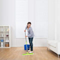 Miniatyrbilde 6 av 6: Mop, 3-delt mopp mikrofiber rengjøringspute, påfyll mopptrekk,