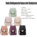 Pikkukuva 6 / 6: KLB-matkapuhelinlaukku, nahkainen matkapuhelinlaukku, pieni crossbody-laukku