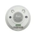 Miniatyrbilde 2 av 5: Hvit 360° sensor taklampe, takmontering, infrarød bevegelsessensor, egnet for LED, maks. rekkevidde 6m/360°, maks. 2000/1000W, IP20