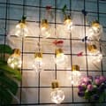 4m LED G45 glödlampor ljusslinga glödlampa varmvit ljusslinga