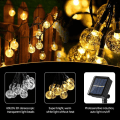 Miniatyrbilde 5 av 5: Solcelled Lyslenke Utendørs, 50 LED 7M Vanntette Solcelle Krystallkuler for Hage, Trær, Patio, Jul, Bryllup, Fester