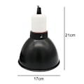 Miniatyrbilde 5 av 8: Reptillampe skjerm, keramisk varme UVA/UVB 7,2 tommer KLB