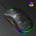 Miniatyrbillede 4 af 6: USB-kablet gamingmus RGB-gamingmus med seks justerbar DPI ergonomisk