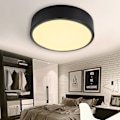 Miniatyrbillede 4 af 8: Moderne runde LED-loftslampe lavet af akryl til stuen KLB