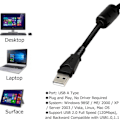 Miniatyrbilde 3 av 7: Eksternt USB-lydkort for datamaskin USB-lydstereoadapter for eksternt