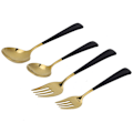 Miniatyrbillede 5 af 8: Rustfrit stål bestiksæt, spiseske, gaffel, retter KLB