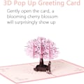 Miniatyrbillede 6 af 7: 3D-kort, fødselsdagskort, pop-up 3D-kort, lykønskningskort med kuvert, pink KLB