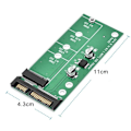 Miniatyrbilde 3 av 8: M.2 SATA-adapter 22-pin (7 + 15) SATA III NGFF M.2 SATA-basert nøkkel B/ B + M for SSD