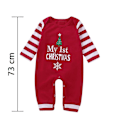 Miniatyrbild 4 av 8: Nyfödda Babyflickor Pojkar Julkläder, Romper, 1:a Julen - 73cm KLB