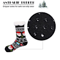 Miniatyrbillede 2 af 5: Pige Jule Slippers Strømper Skridsikre Fluffy Vinter Strømper Style 4 KLB