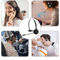 Miniatyrbild 8 av 8: Tecknet Bluetooth-headset med mikrofon, PC-headset med AI-brusreducering, KLB