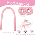 Miniatyrbillede 3 af 5: Varmeløse krøller hårkrøller - Silke hårkrøller uden varme (Pink) KLB