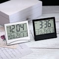 Miniatyrbild 2 av 5: Digital LCD-skrivbordsklocka Temperatur Reseklocka (Svart)