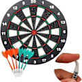 Pikkukuva 1 / 5: Darts ja darttaulu, pehmeä kärki, ihanteellinen lapsille, peli KLB