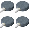 Miniatyrbillede 1 af 5: Akvarie 4CM Luftsten Disk Boble Diffuser Udgivelsesværktøj til Luftpumper Fisketanke Spande Små Damme og DWC Tanke, Sæt med 4 KLB