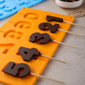 Miniatyrbillede 6 af 6: 2 stk. silikone tal dråbe fondant forme til at lave store bogstaver