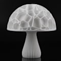 Miniatyrbillede 6 af 8: Farverig smuk RGB 3D-print svampelampe dekoration KLB