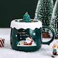 Miniatyrbillede 5 af 5: Keramisk julekaffekrus sød gave 2 401-500ml KLB