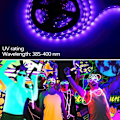 Miniatyrbilde 3 av 5: 5 m UV LED-stripe 300 LED selvklebende